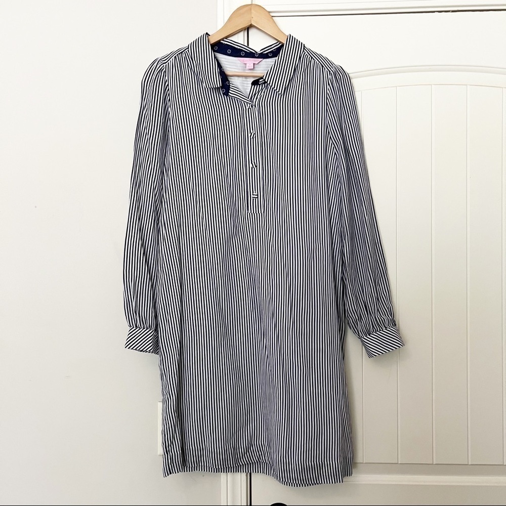 Lilly Pulitzer Striped Shirt Dress